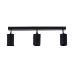 Стельовий накладний світильник Chime GU10 L90-3 Black